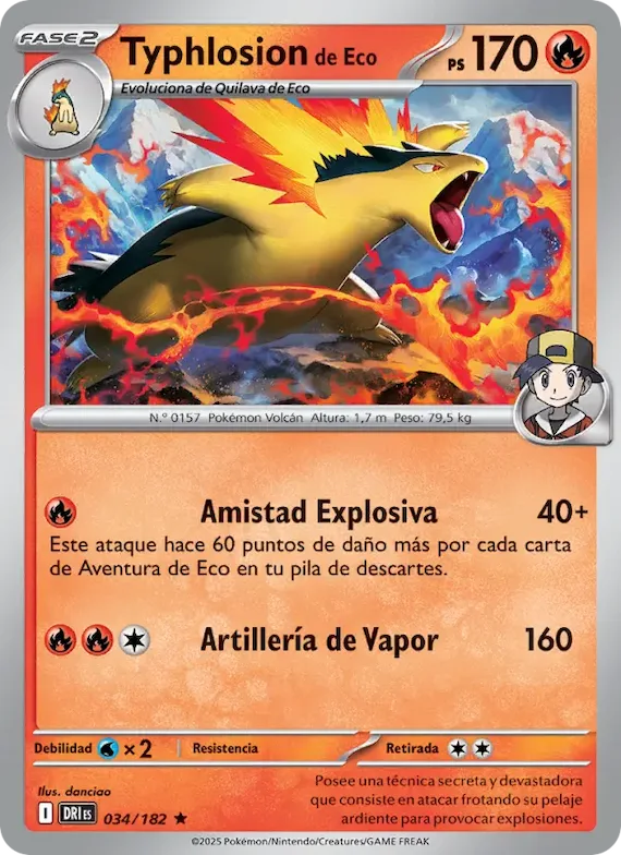 Typhlosion de Eco 34 – Rivales Predestinados