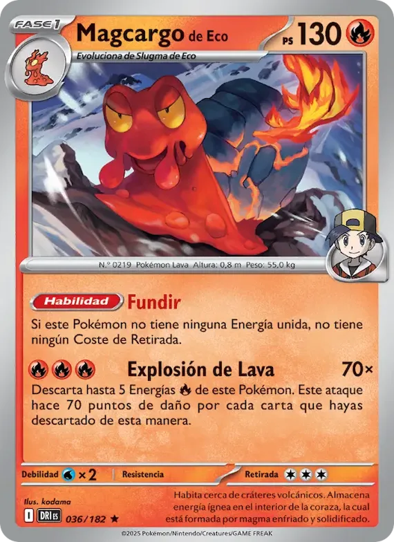 Magcargo de Eco 36 – Rivales Predestinados