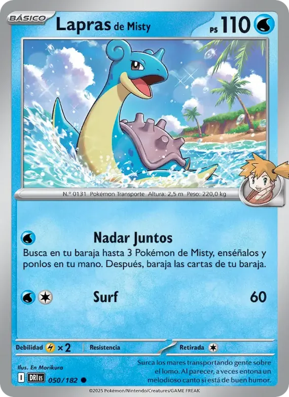 Lapras de Misty 50 – Rivales Predestinados