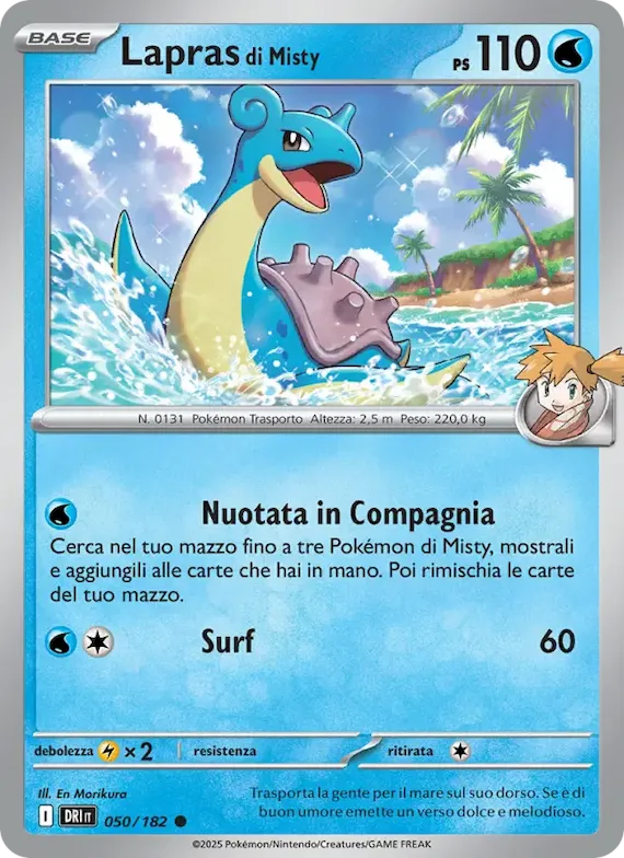 Lapras di Misty 50 – Rivali Predestinati