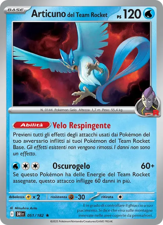 Articuno del Team Rocket 51 – Rivali Predestinati