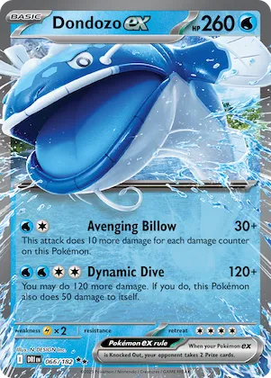Dondozo ex #66 – Destined Rivals