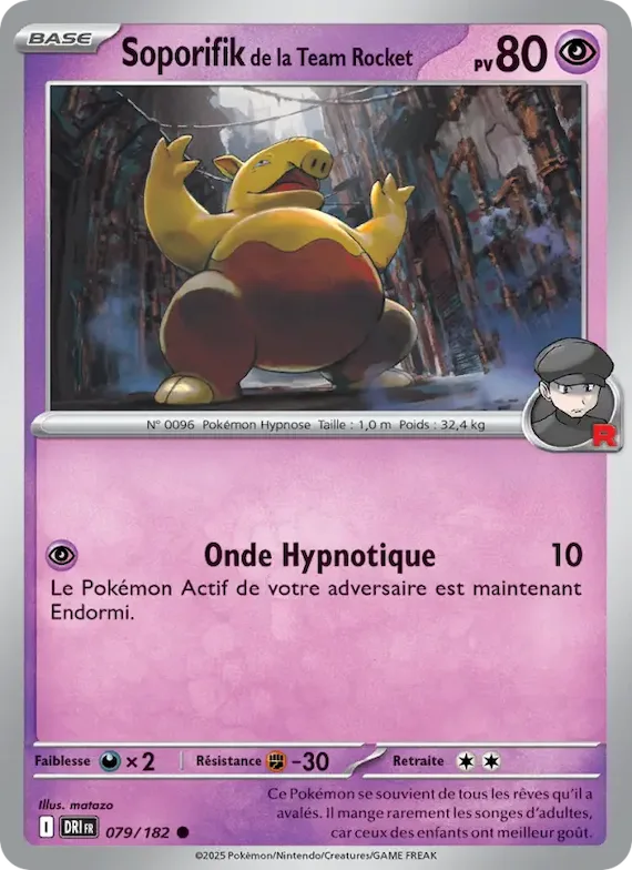 Soporifik de la Team Rocket 79 – Rivalités Destinées