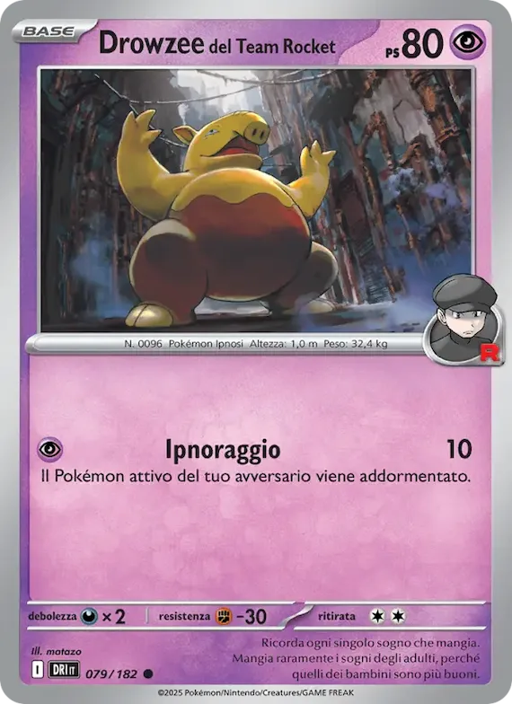 Drowzee del Team Rocket 79 – Rivali Predestinati