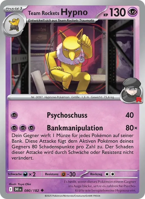 Team Rockets Hypno 80 – Ewige Rivalen