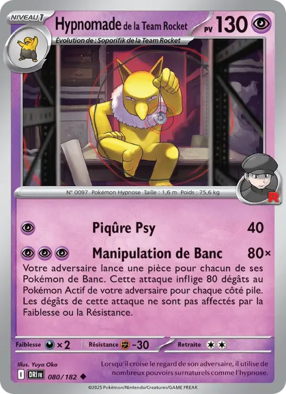 Hypnomade de la Team Rocket 80 – Rivalités Destinées