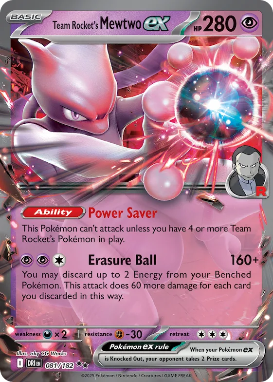 Team Rocket's Mewtwo ex #81 – Destined Rivals