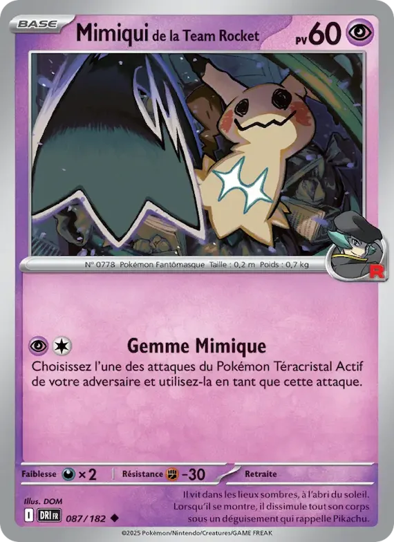 Mimiqui de la Team Rocket 87 – Rivalités Destinées