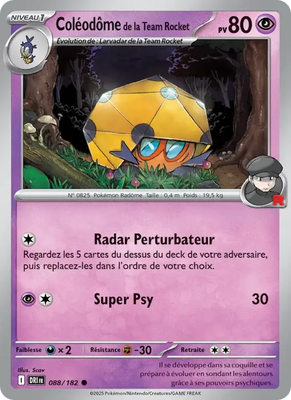 Coléodôme de la Team Rocket 88 – Rivalités Destinées