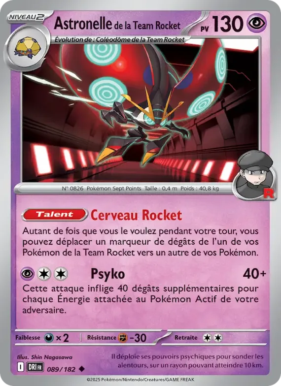 Astronelle de la Team Rocket 89 – Rivalités Destinées