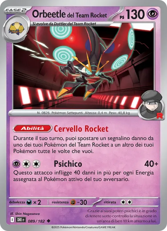Orbeetle del Team Rocket 89 – Rivali Predestinati