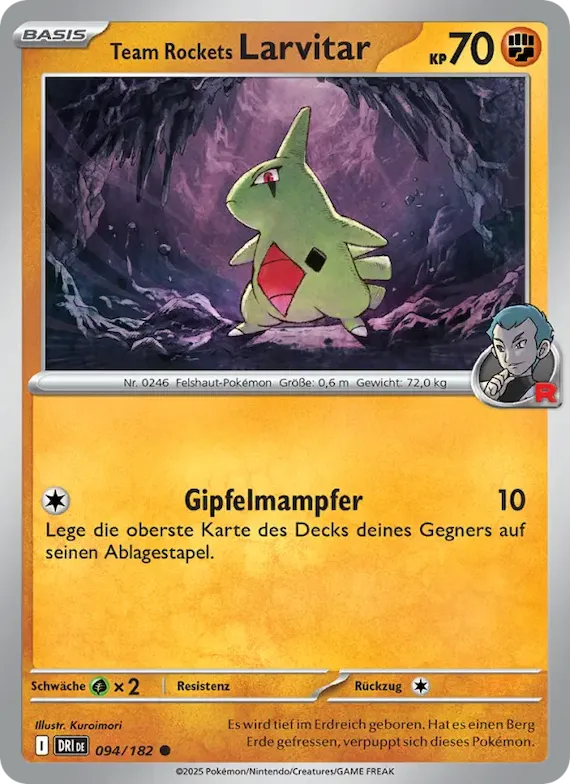 Team Rockets Larvitar 94 – Ewige Rivalen