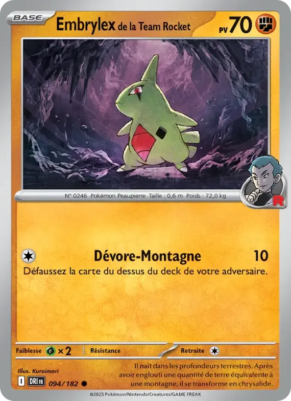 Embrylex de la Team Rocket 94 – Rivalités Destinées