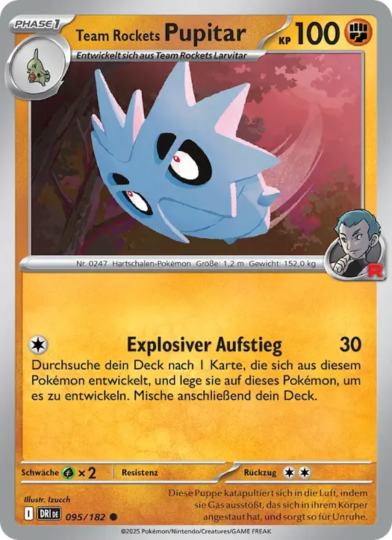 Team Rockets Pupitar 95 – Ewige Rivalen
