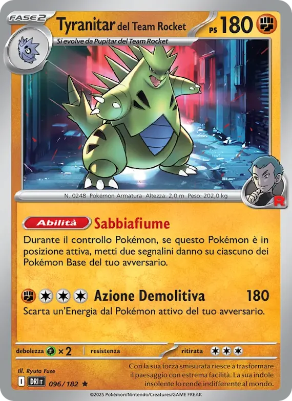 Tyranitar del Team Rocket 96 – Rivali Predestinati