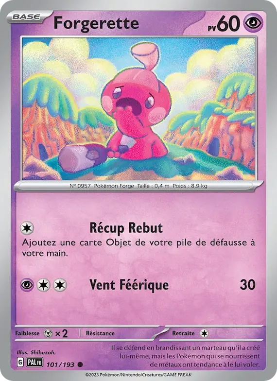 Forgerette 101 – Évolutions à Paldea