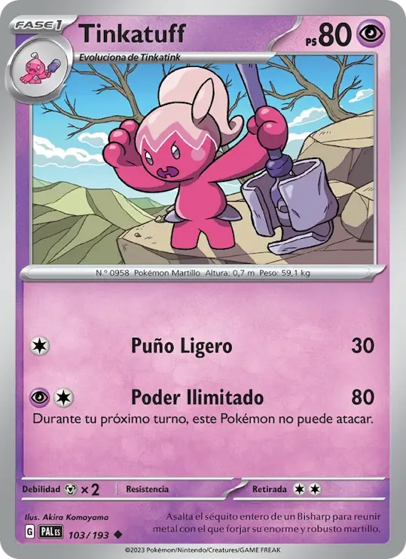 Tinkatuff 103 – Evoluciones en Paldea