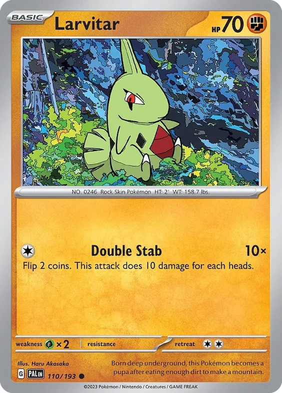 Larvitar 110 – Evoluções em Paldea