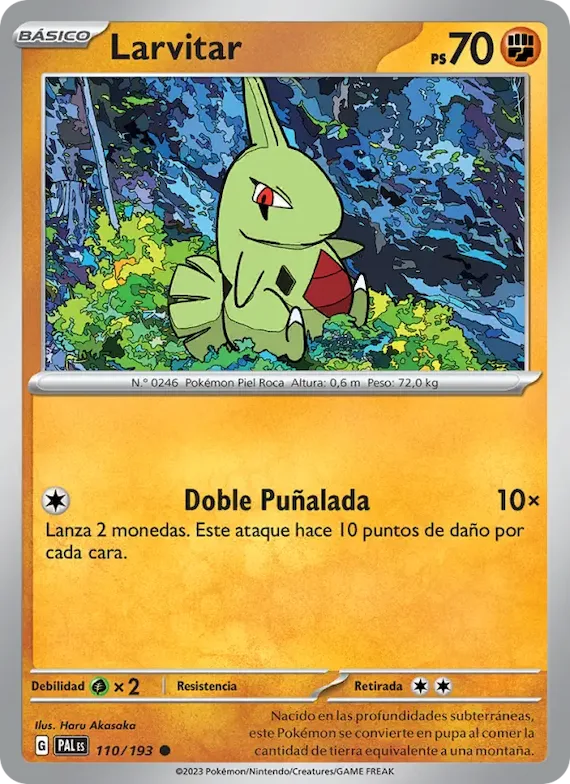 Larvitar 110 – Evoluciones en Paldea