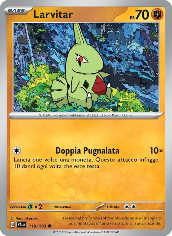 Larvitar 110 – Evoluzioni a Paldea