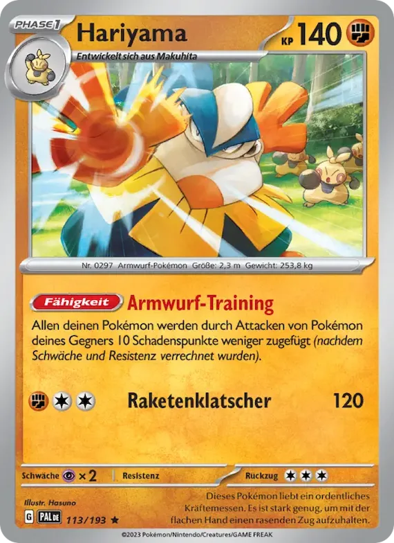 Hariyama 113 – Entwicklungen in Paldea