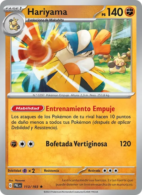 Hariyama 113 – Evoluciones en Paldea