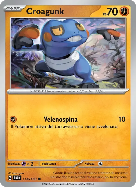 Croagunk 114 – Evoluzioni a Paldea