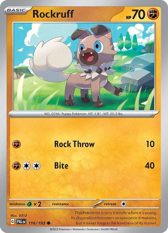 Rockruff 116 – Evoluções em Paldea
