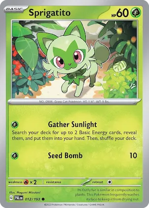 Sprigatito #12 – Paldea Evolved