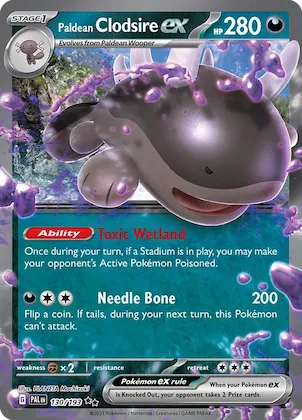 Paldean Clodsire ex #130 – Paldea Evolved