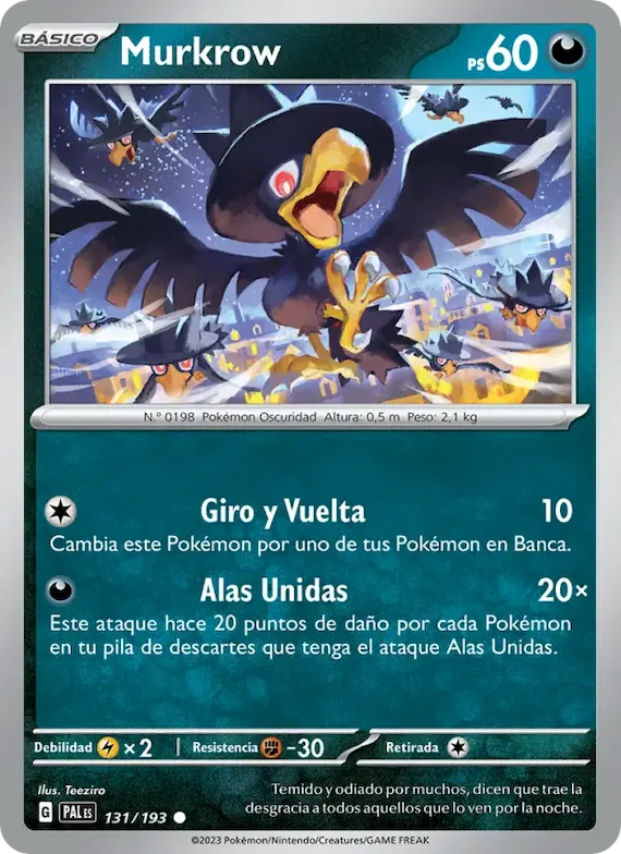 Murkrow 131 – Evoluciones en Paldea
