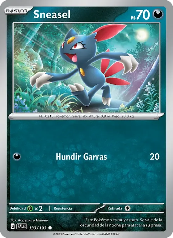 Sneasel 133 – Evoluciones en Paldea