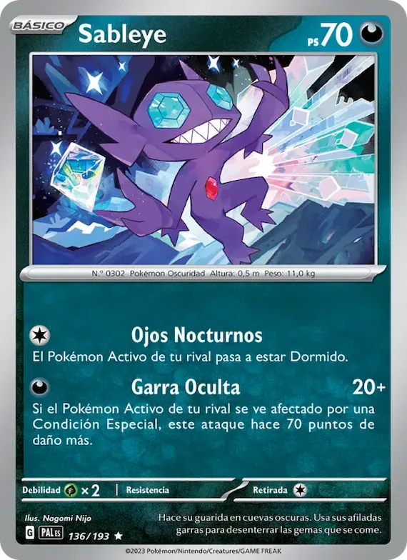 Sableye 136 – Evoluciones en Paldea