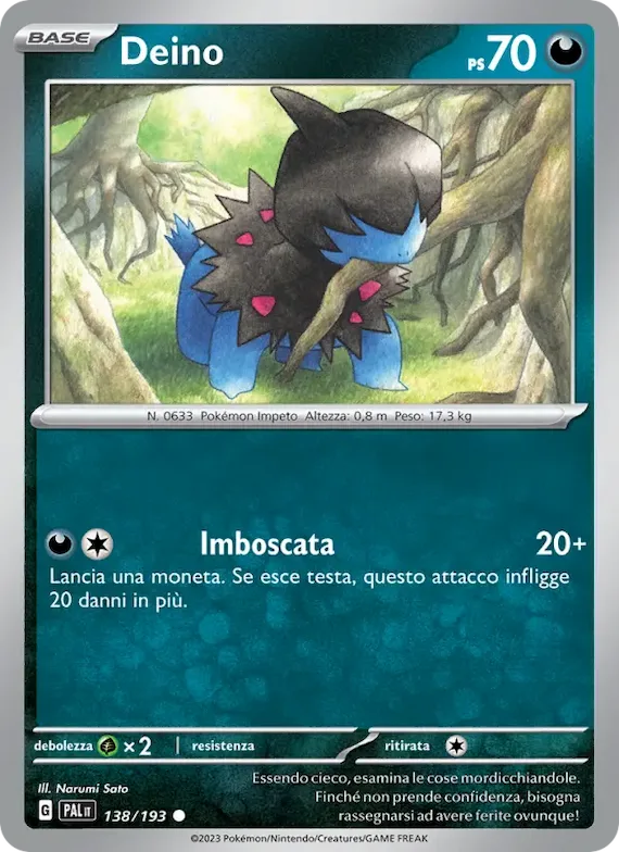 Deino 138 – Evoluzioni a Paldea
