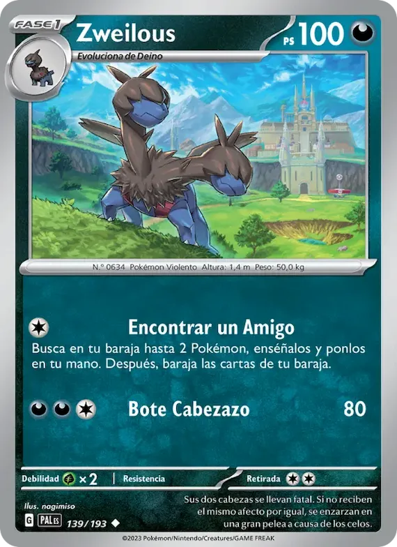 Zweilous 139 – Evoluciones en Paldea