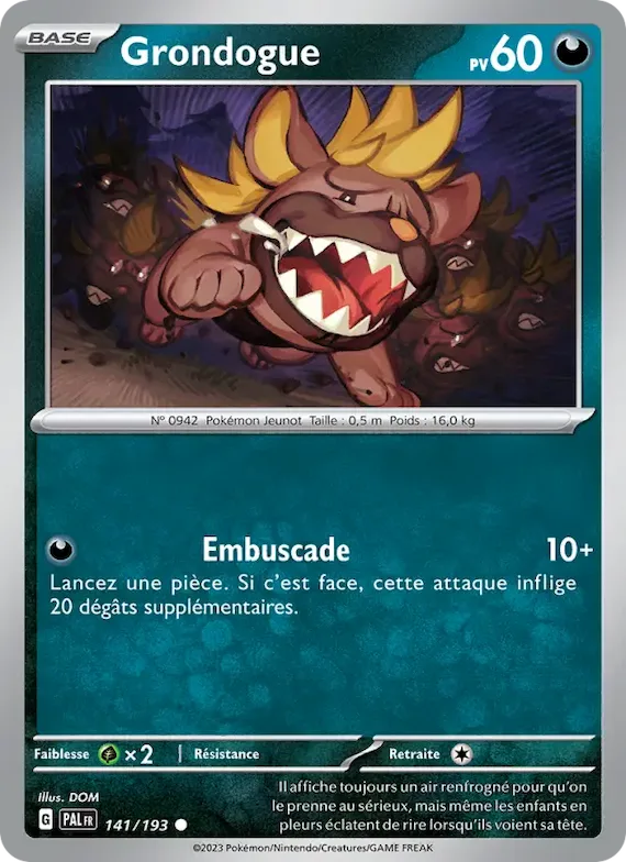 Grondogue 141 – Évolutions à Paldea