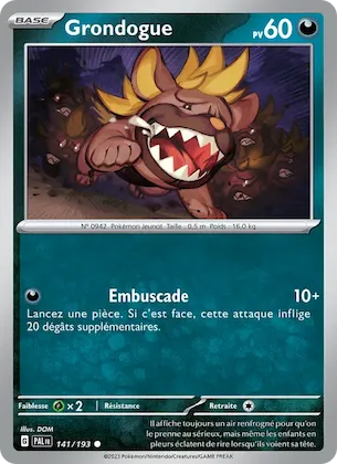 Grondogue n° 141 – Évolutions à Paldea