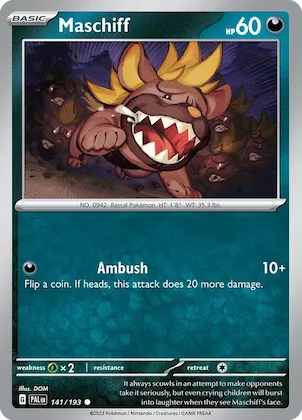 Maschiff #141 – Paldea Evolved