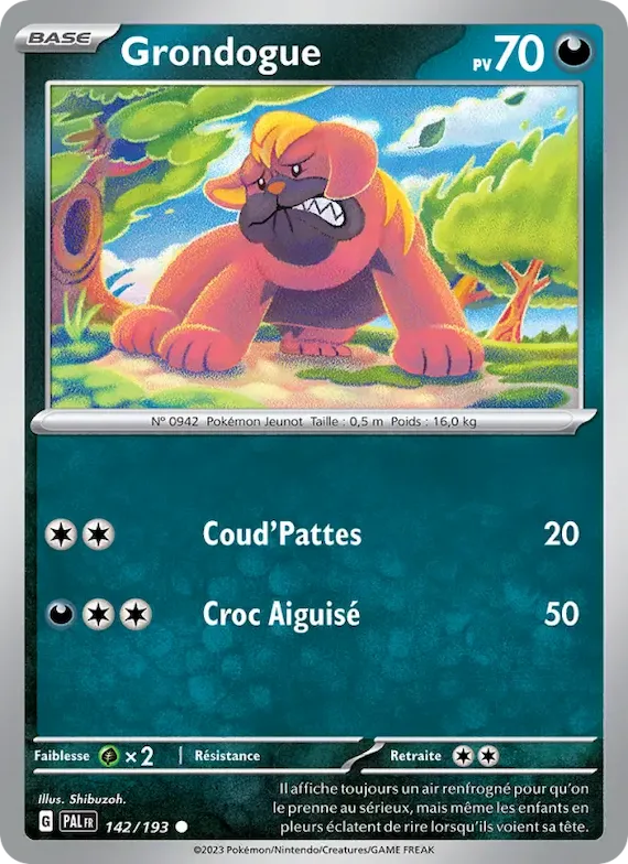 Grondogue 142 – Évolutions à Paldea