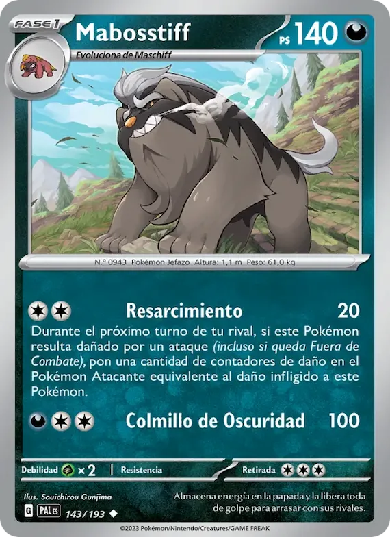 Mabosstiff 143 – Evoluciones en Paldea