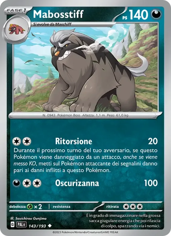 Mabosstiff 143 – Evoluzioni a Paldea