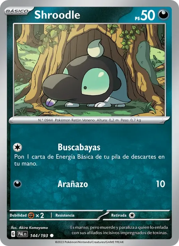 Shroodle 144 – Evoluciones en Paldea