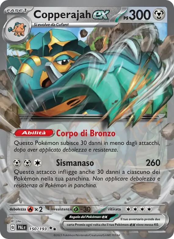 Copperajah-ex 150 – Evoluzioni a Paldea