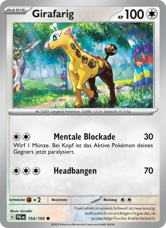 Girafarig 154 – Entwicklungen in Paldea