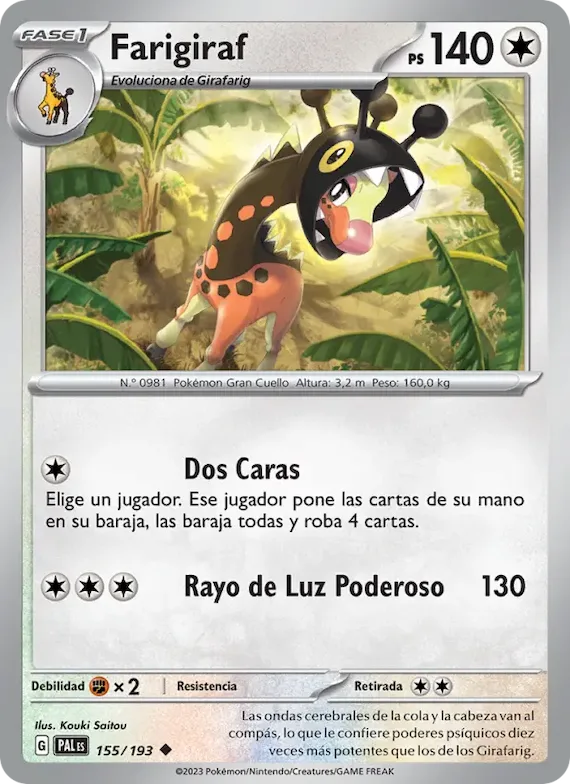 Farigiraf 155 – Evoluciones en Paldea