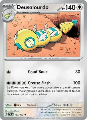 Deusolourdo n° 157 – Évolutions à Paldea