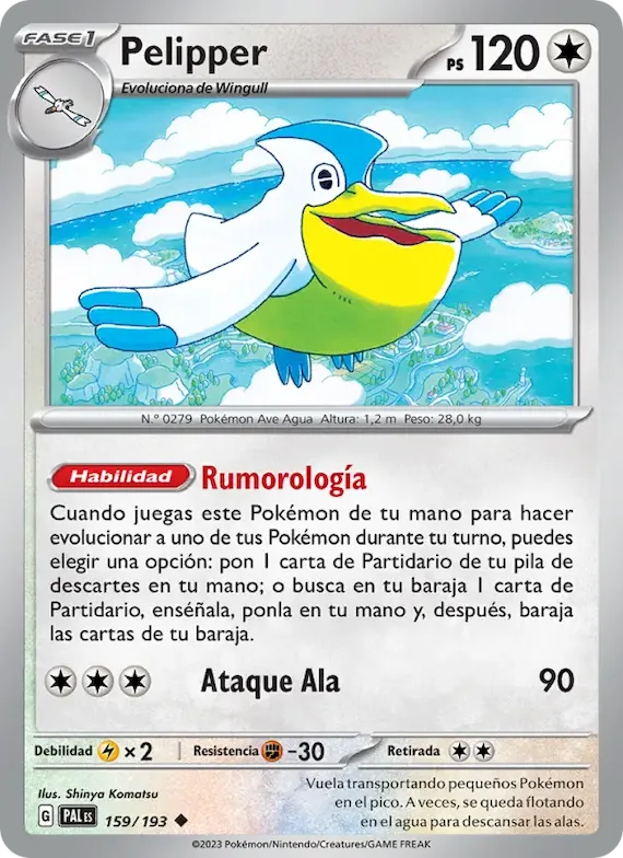 Pelipper 159 – Evoluciones en Paldea