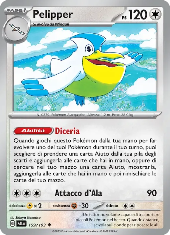 Pelipper 159 – Evoluzioni a Paldea