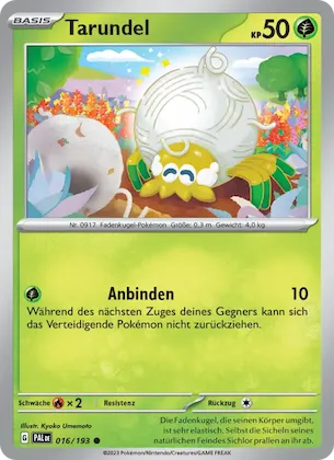 Tarundel Nr. 16 – Paldea Evolved