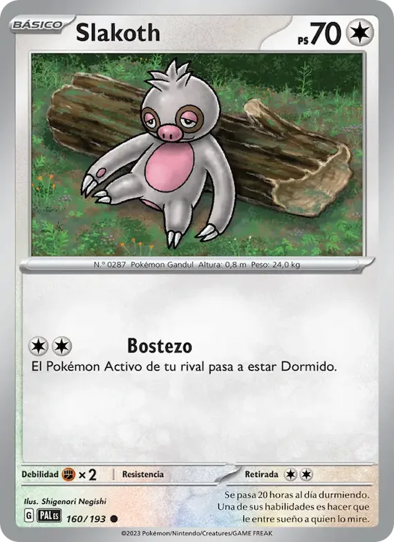 Slakoth 160 – Evoluciones en Paldea